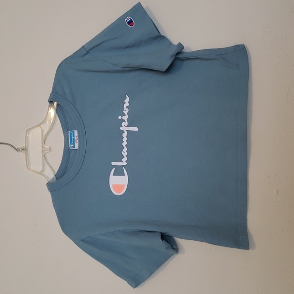 Champion - Crop Short Sleve Logo Tee shirt - Picture 1 of 3